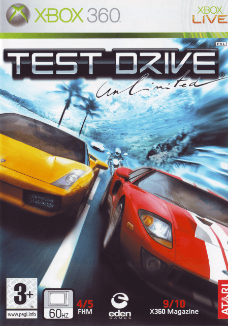 Test Drive: Ferrari Racing Legends box art for Xbox 360